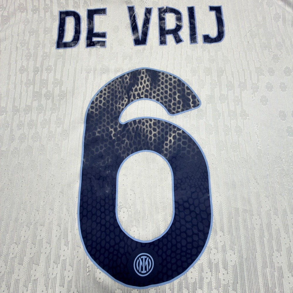 Nike Inter Milan De Vrij #6 Away Soccer Jersey‎ XXL Dri-FIT ADV 2024 2025